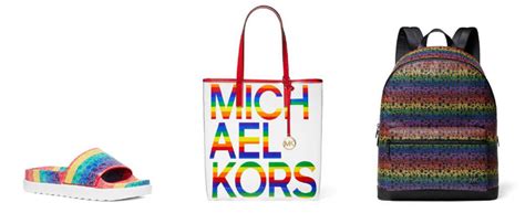 michael kors clear rainbow bag|Michael Kors pride collection.